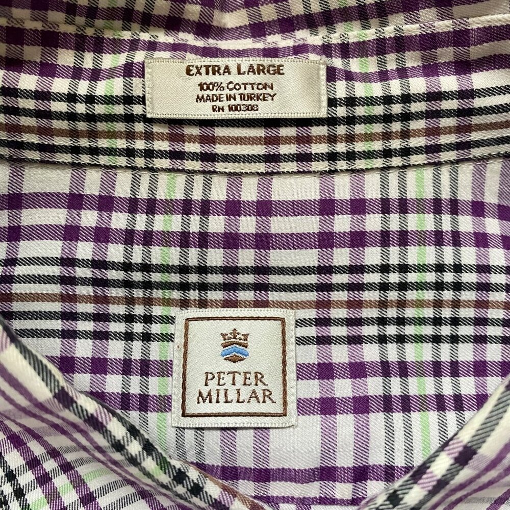 Peter Millar Men's Button Down Long Sleeve Shirt XL